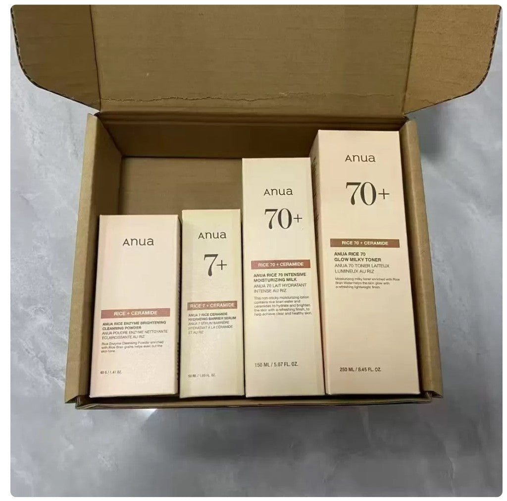 Anua Rice 4Pc Set Cleanser