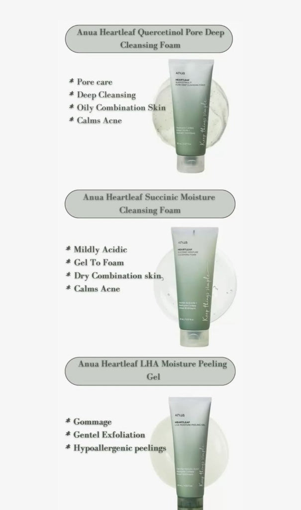 Anua Cleansing Line