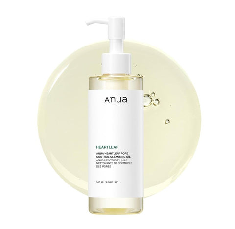 Anua Heartleaf Cleansing Oil Pore Cleanser, Sebum Care, Makeup Remover